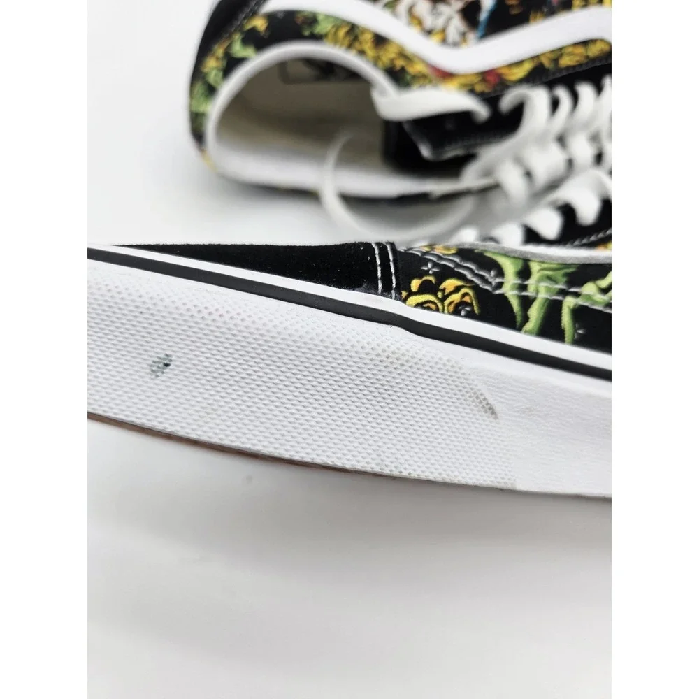 New Vans Old skool Beauty Skull Men Women Unisex Rare‎ Mens 8.5 Womens 10